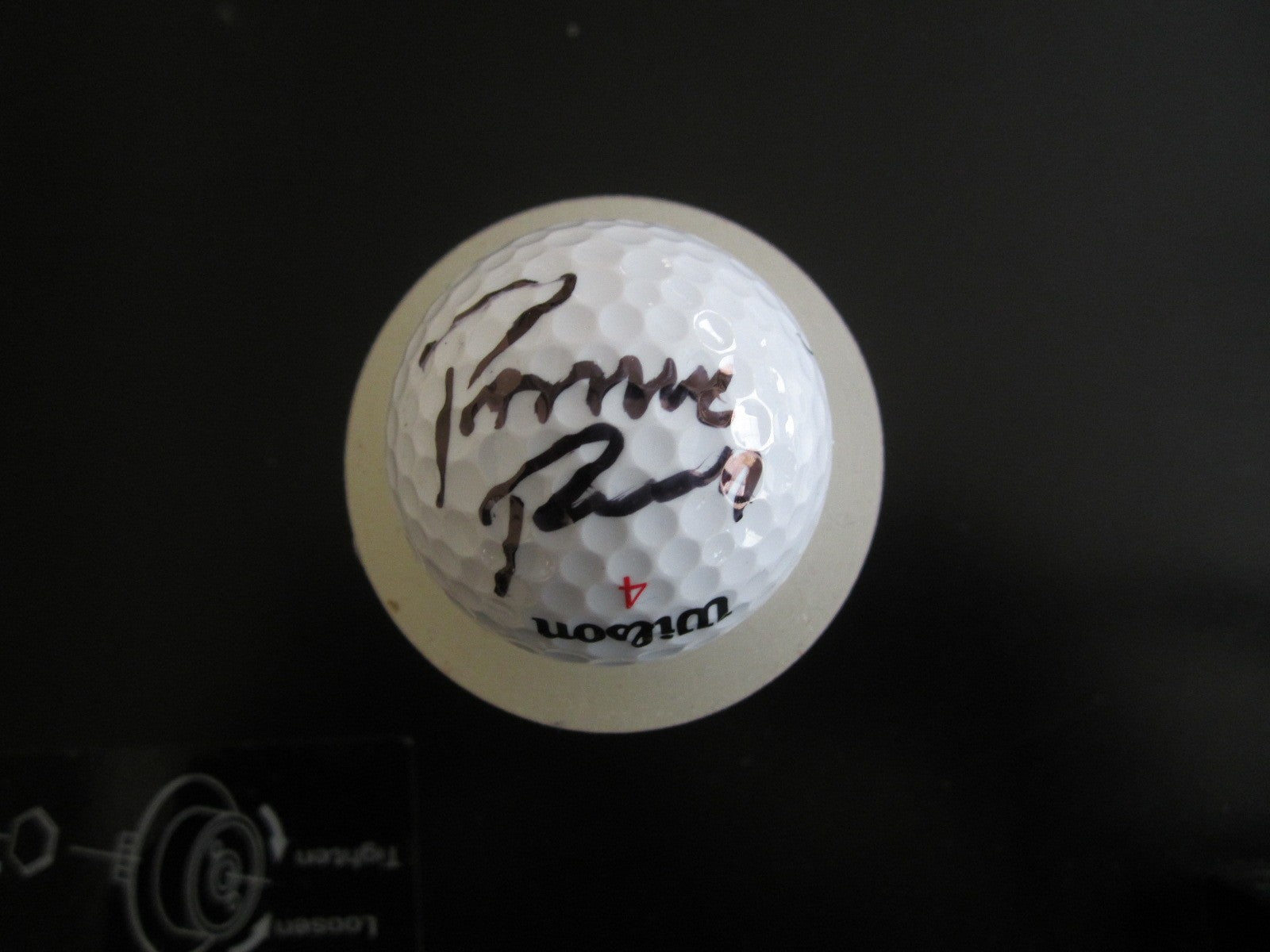 Patrick Rodgers autographed golf ball