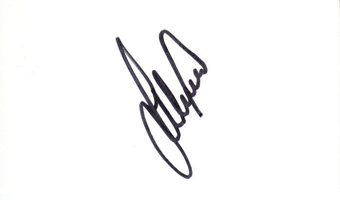 Lee Westwood autographed business card (cut signature) JSA