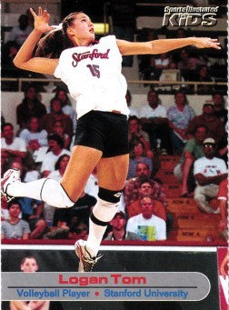 Logan Tom Stanford Cardinal 2002 Sports Illustrated for Kids volleyball card