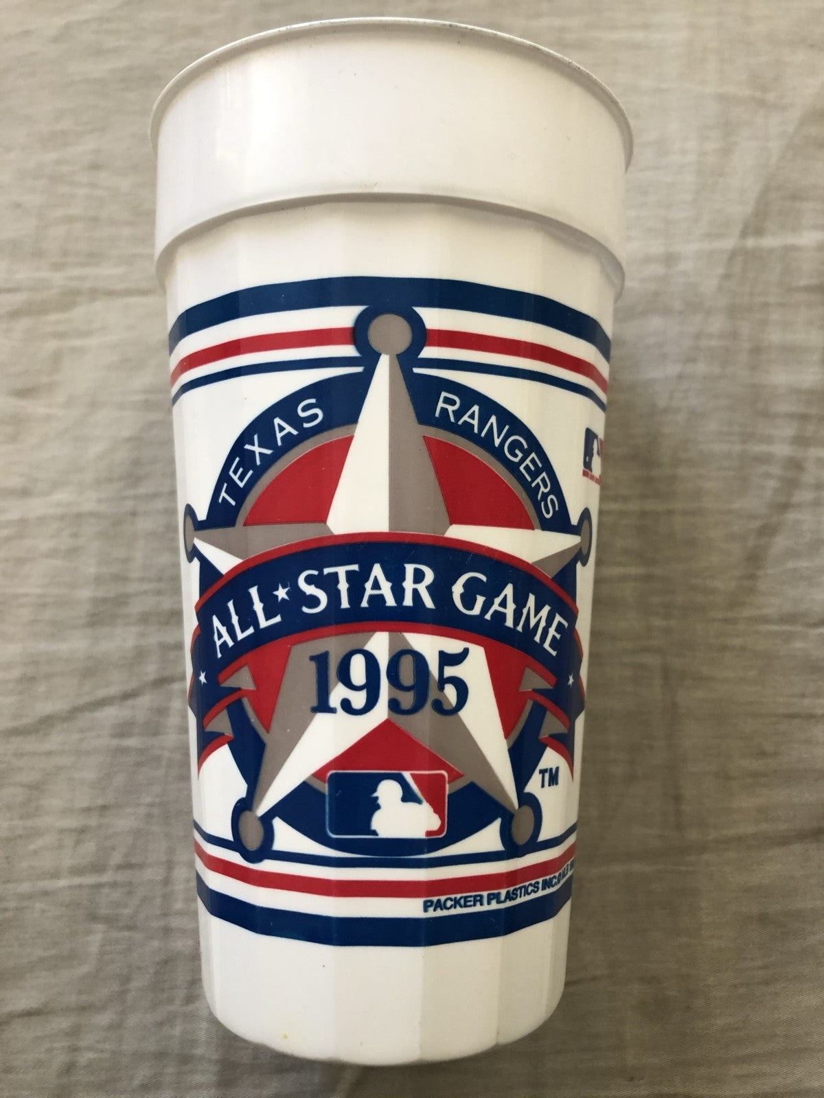 Texas Rangers 1995 All-Star Game commemorative plastic cup