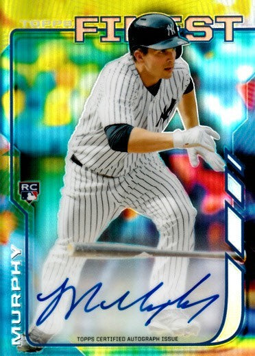 J.R. (John) Murphy New York Yankees 2014 Topps Finest certified autograph card