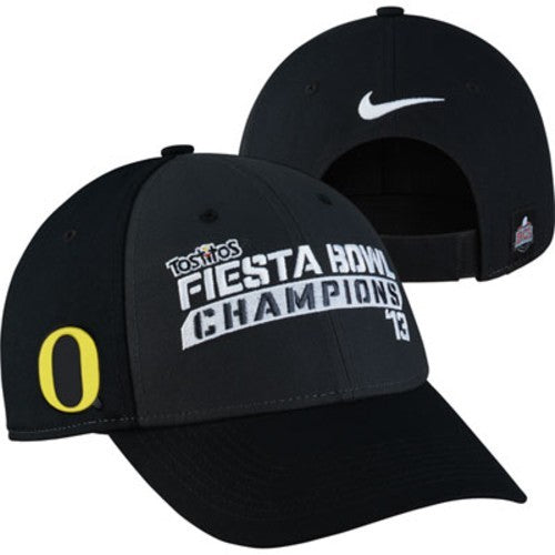 Oregon Ducks 2013 Fiesta Bowl Champions Nike locker room cap or hat (curved brim)