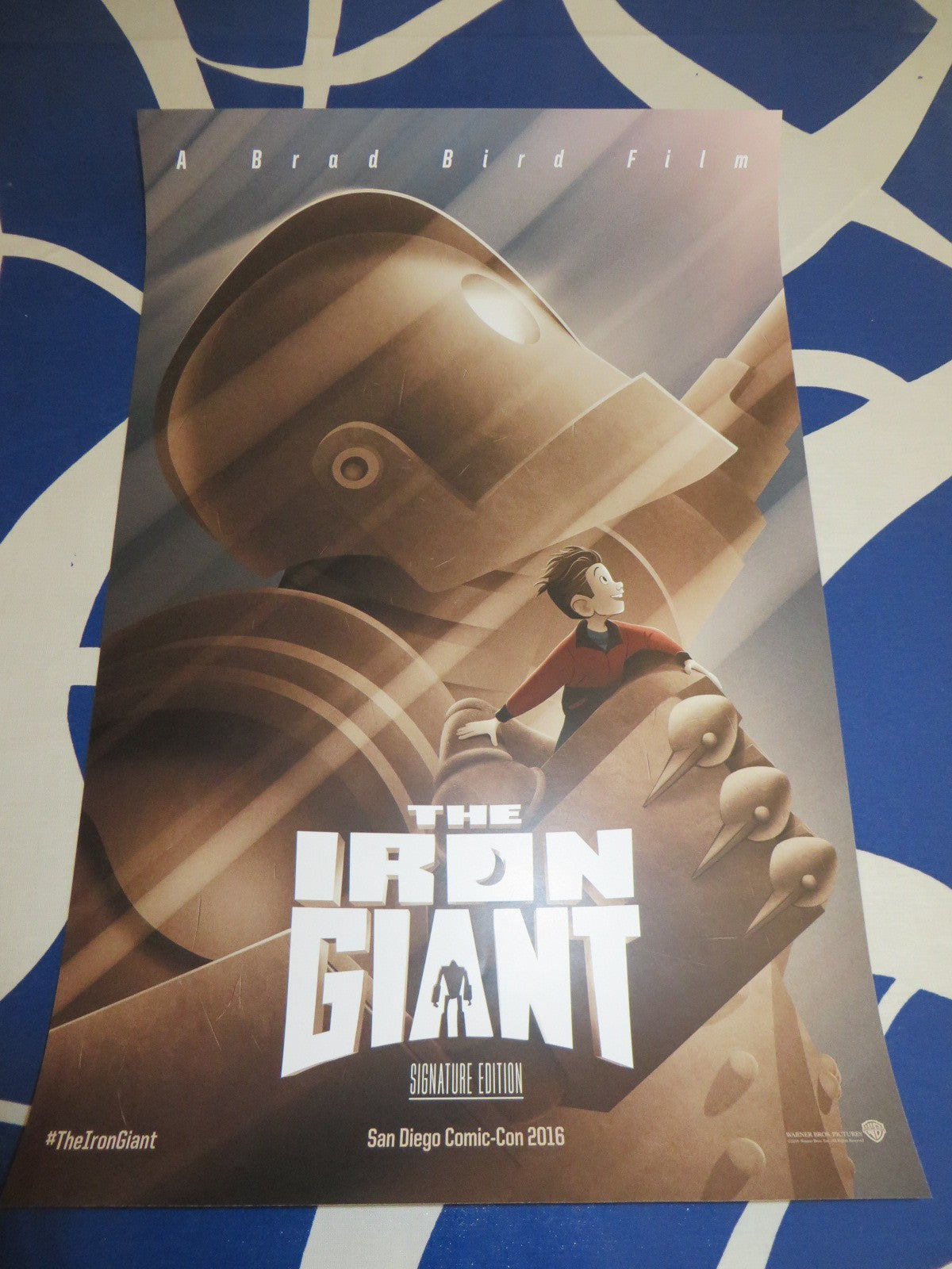 Iron Giant 2016 Comic-Con exclusive 2 sided 11x17 mini movie poster