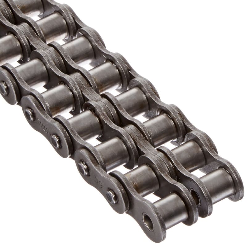 60-2 Riveted Roller Chain, 10 Foot Length with C/L