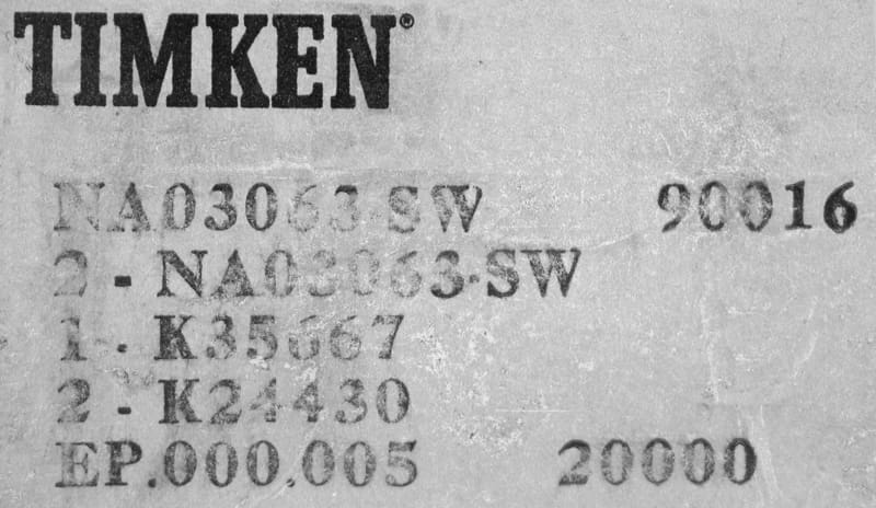 NA03063SW-90016 Timken Tapered Roller Bearing Assembly
