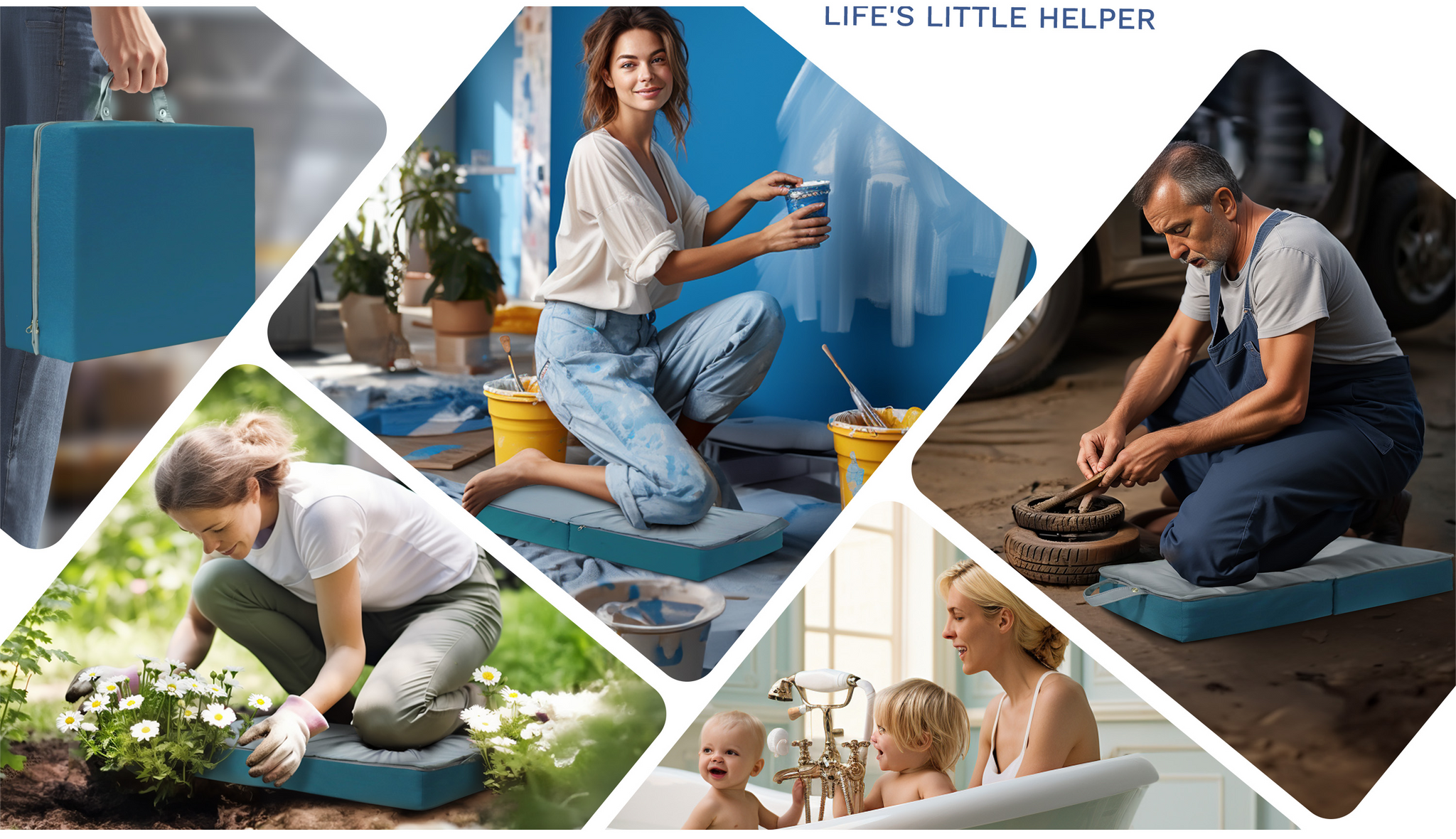 Daneey Waterproof Foam Extra Thick Kneeling Mat Pad is a perfect tool for gardeners and contractors. With waterproof features, it provides extra thick cushion for your knees to protect against hard and cold surfaces. Perfect for any outdoor activities and jobs.