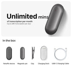 Plaud NotePin & AI Annual Unlimited Plan
