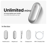 Plaud NotePin & AI Annual Unlimited Plan
