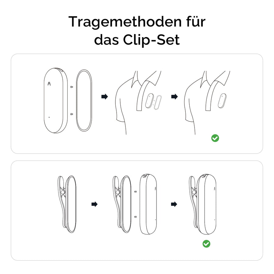 PLAUD NotePin Clip & Magnetischer Pin
