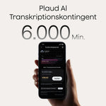 Plaud KI Transkriptionskontingent
