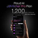 Plaud KI Pro-Jahresabo