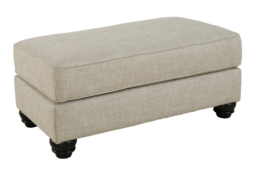 Asanti Fog Fabric Ottoman