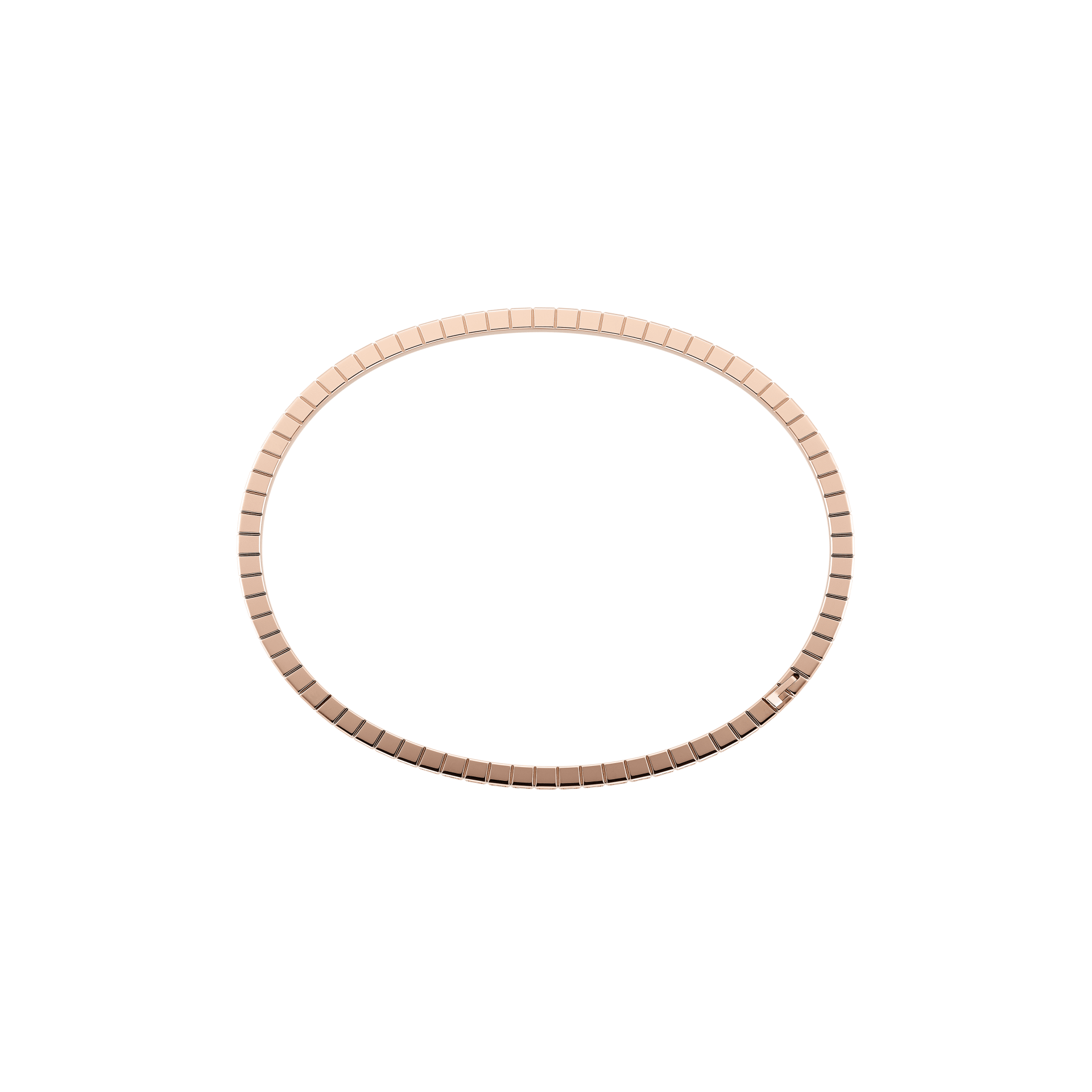 ICE CUBE BANGLE, ETHICAL ROSE GOLD 857702-5006