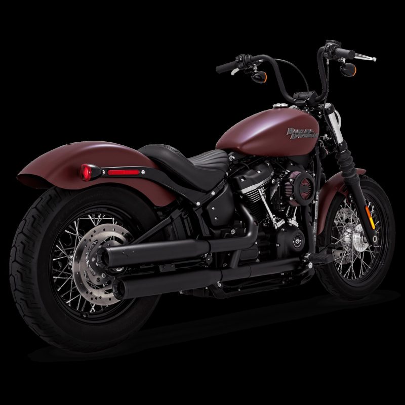 Vance & Hines 18-22 Harley Davidson Softail Eliminator 300 PCX Slip-Ons Exhaust - Black - 46312