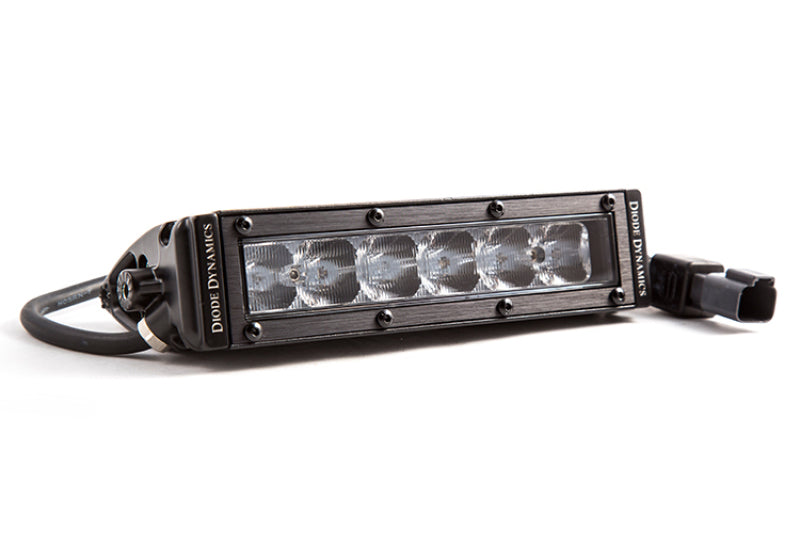 Diode Dynamics 6 In LED Light Bar Single Row Straight SS6 - White Flood Light Bar (Single) - DD6032S