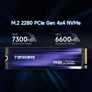 fanxiang S660 M.2 2280 2TB NVMe PCIe 4.0 Gen 4x4 Internal SSD For