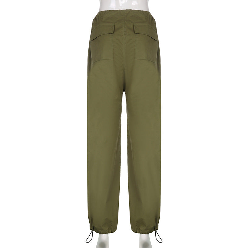 Streetwear Joggers Baggy Trousers Loose Wide Leg Women Punk Sweatpants