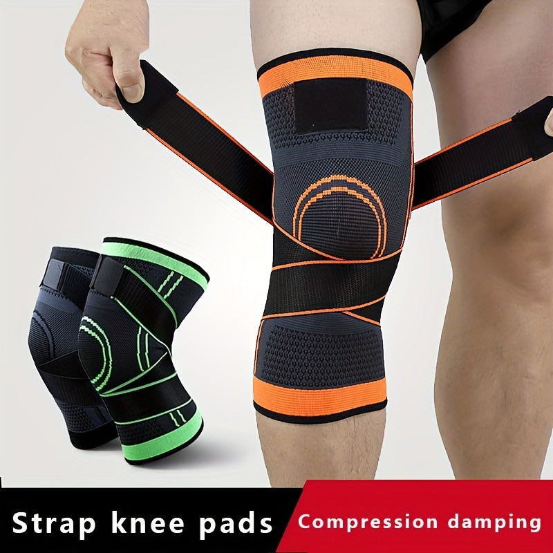 Breathable Compression Knee Brace For Sports, Gym, Hiking, And Joint Support - High Elastic Knee Pad Protector For Fitness, Weightlifting, And Mountaineering