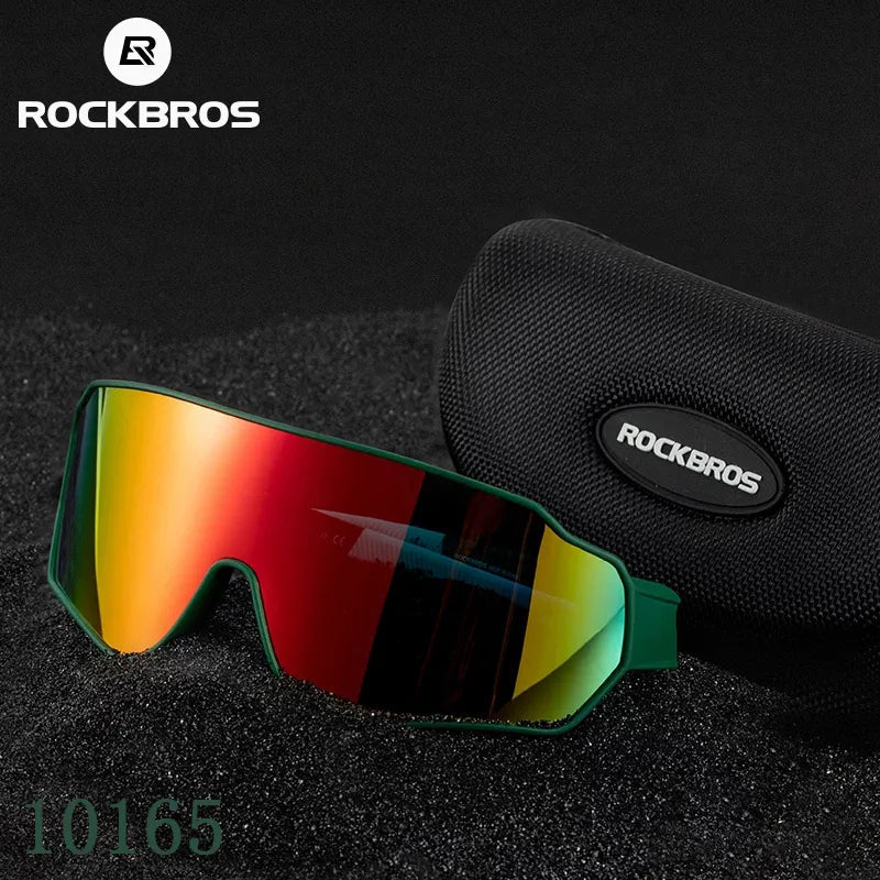 ROCKBROS Polarized Cycling Glasses Clear UV400 Outdoor Sport Sunglasses Men or Women