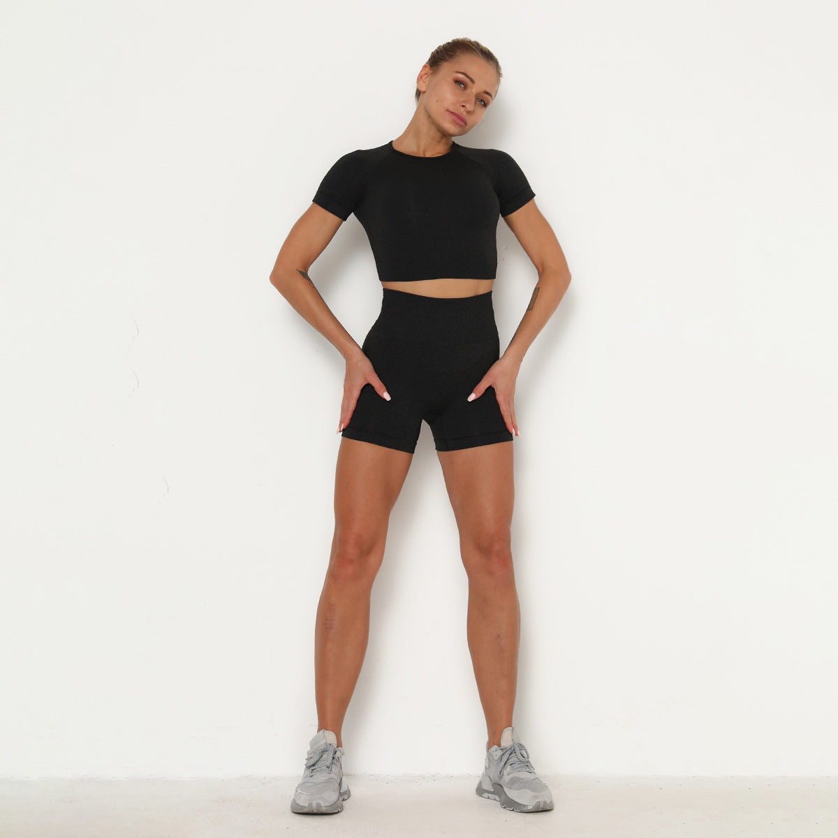 Slim Fit Shorts Set (Shorts + Top) by Stylish AF Fitness Co