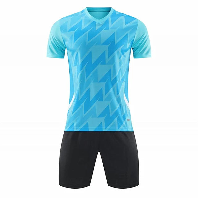 Sporty Youth Soccer Team Jerseys Vibrant Uniforms for Boys and Adults