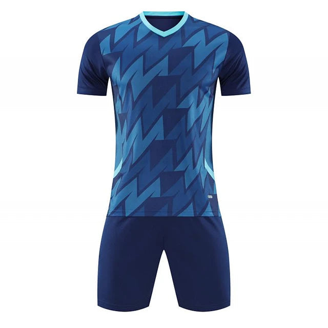 Sporty Youth Soccer Team Jerseys Vibrant Uniforms for Boys and Adults