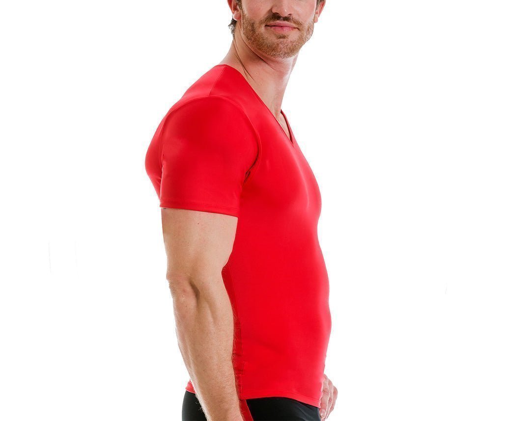 3-Pack Insta Slim I.S.Pro USA Activewear Compression V-Necks VA0003 by InstantFigure INC