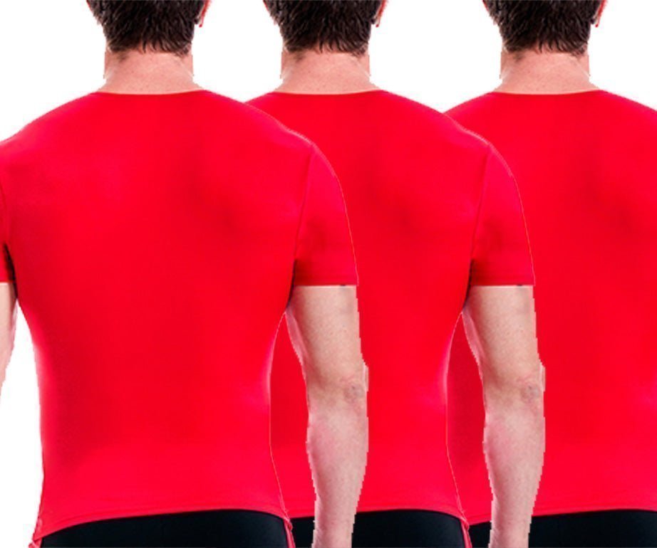 3-Pack Insta Slim I.S.Pro USA Activewear Compression V-Necks VA0003 by InstantFigure INC