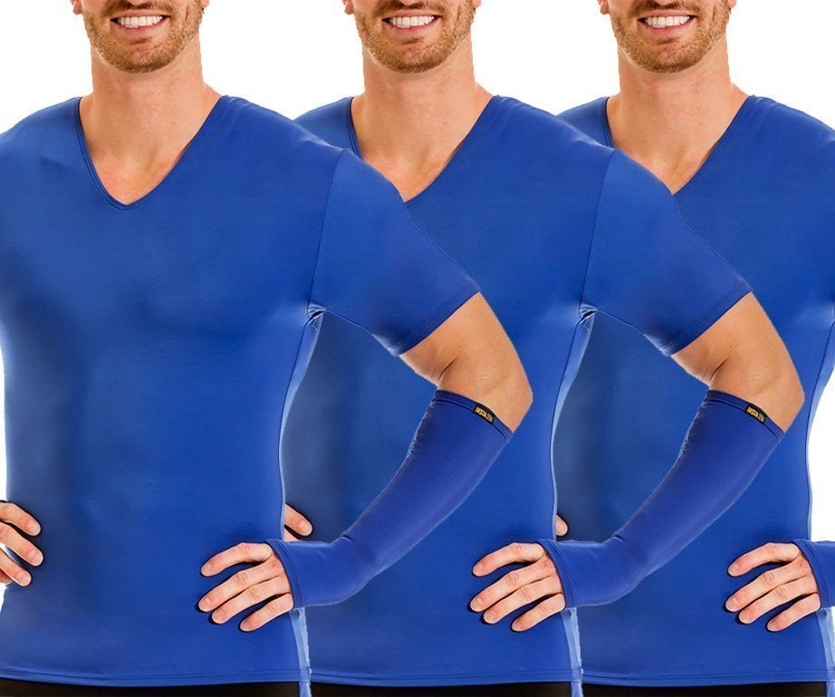 3-Pack Insta Slim I.S.Pro USA Activewear Compression V-Necks VA0003 by InstantFigure INC