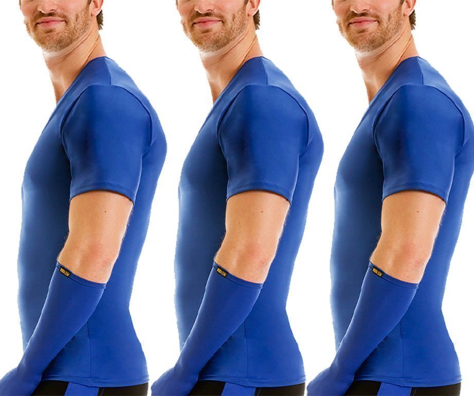 3-Pack Insta Slim I.S.Pro USA Activewear Compression V-Necks VA0003 by InstantFigure INC