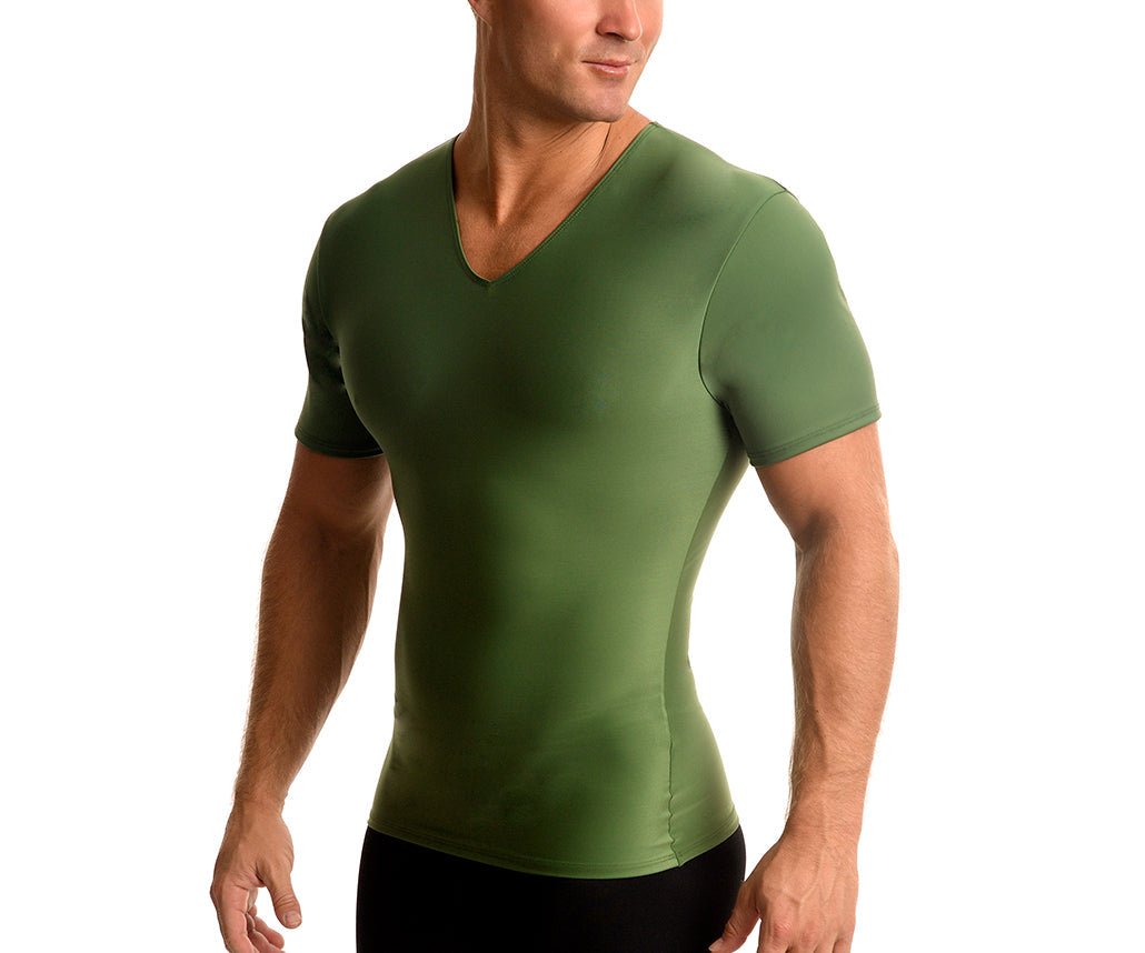 3-Pack Insta Slim I.S.Pro USA Activewear Compression V-Necks VA0003 by InstantFigure INC