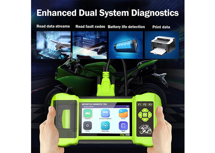 JDiag M300 is enhanced dual system obd 2 scanner tool