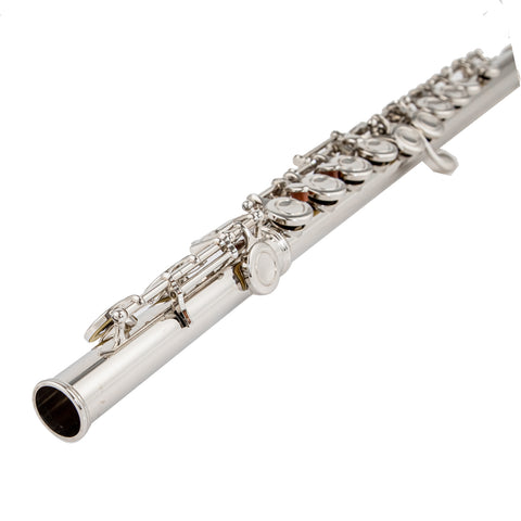 closed hole flute 16 Keys C Key Flute Offest G Flute Silver Plated