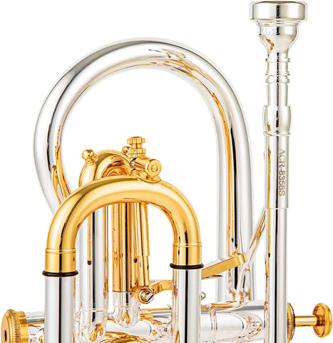 ACR-8358S Professional Silver Plated Cornet with Double Trigger Design1
