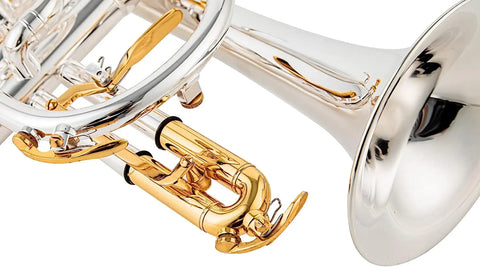 ACR-8358S Professional Silver Plated Cornet with Double Trigger Design3