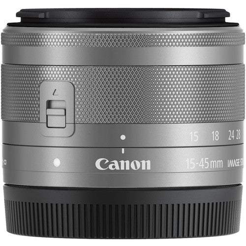 Canon EF-M 15-45mm f/3.5-6.3 IS STM Lens (Open Box) + UV Ultraviolet Filter