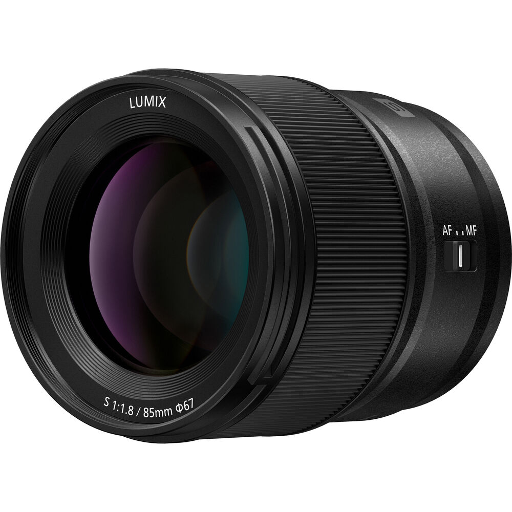 Panasonic Lumix S 85mm f/1.8 Lens S-S85 - 7PC Accessory Bundle