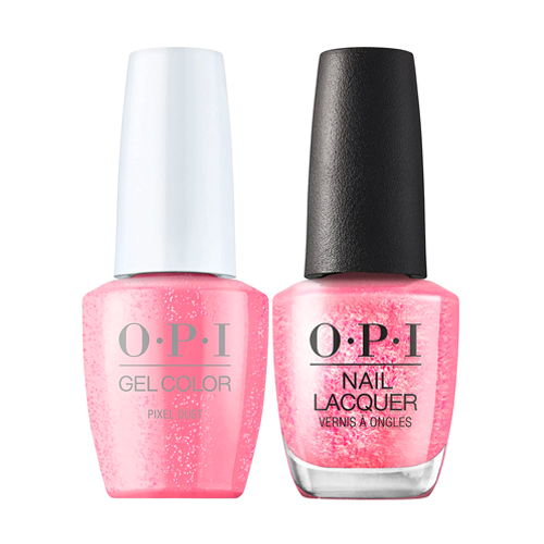 OPI GelColor + Matching Nail Lacquer Pixel Dust