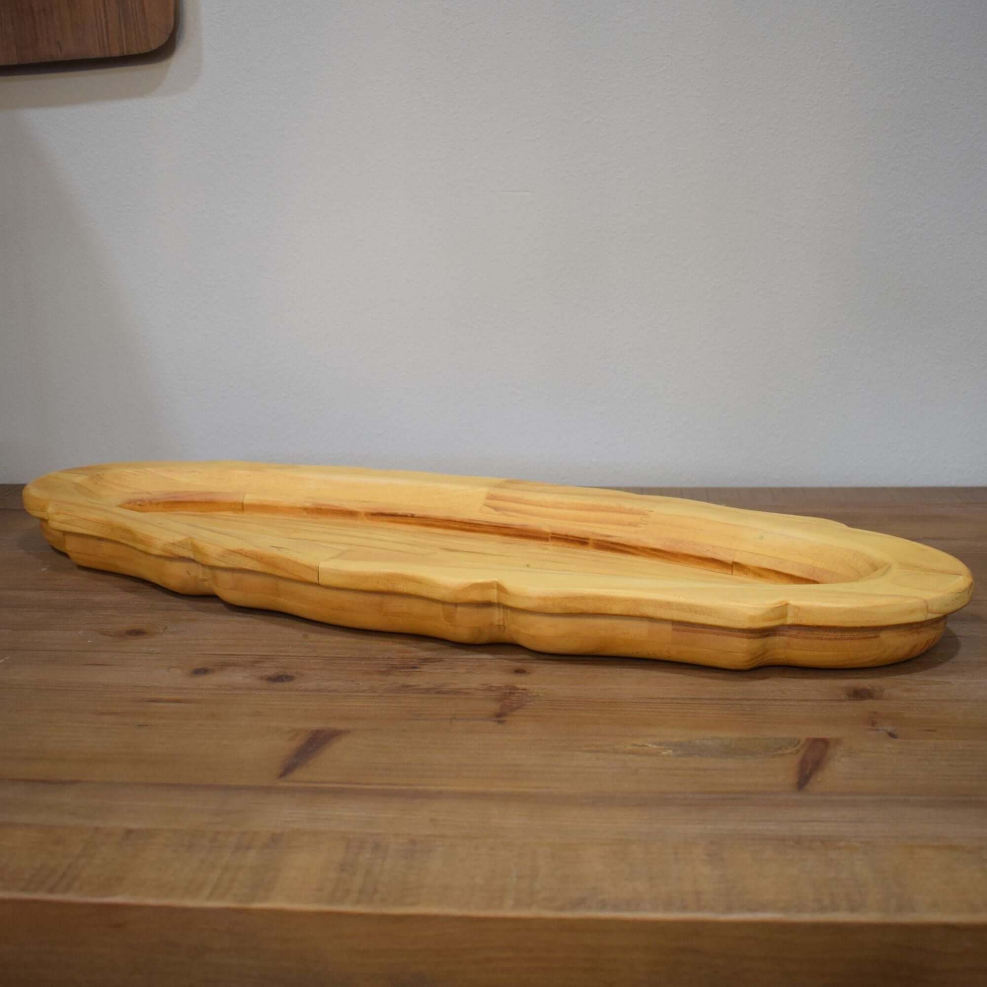 Small Oblong Wooden Serving Platter