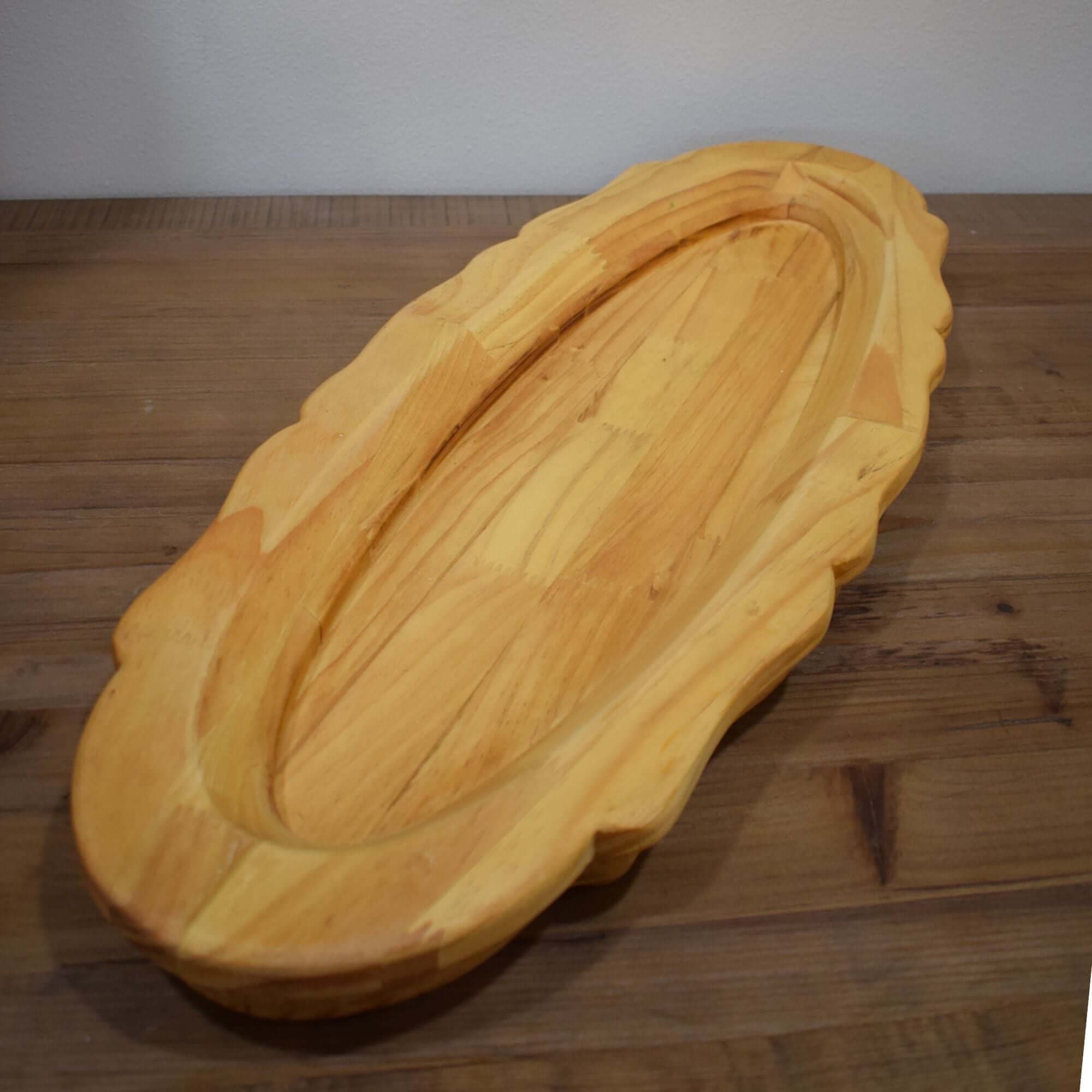 Small Oblong Wooden Serving Platter