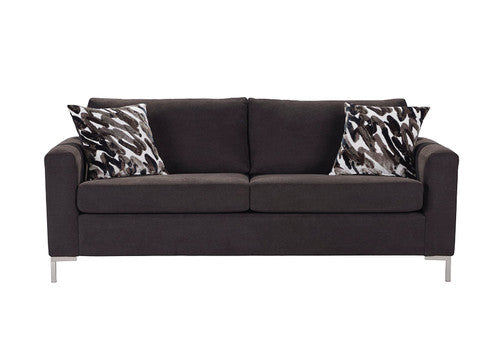 Posh Espresso Sofa and Loveseat