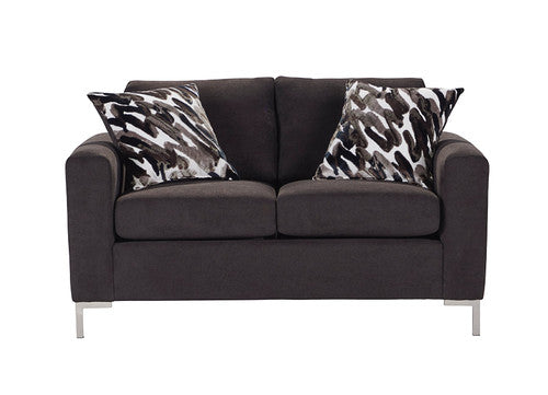 Posh Espresso Sofa and Loveseat