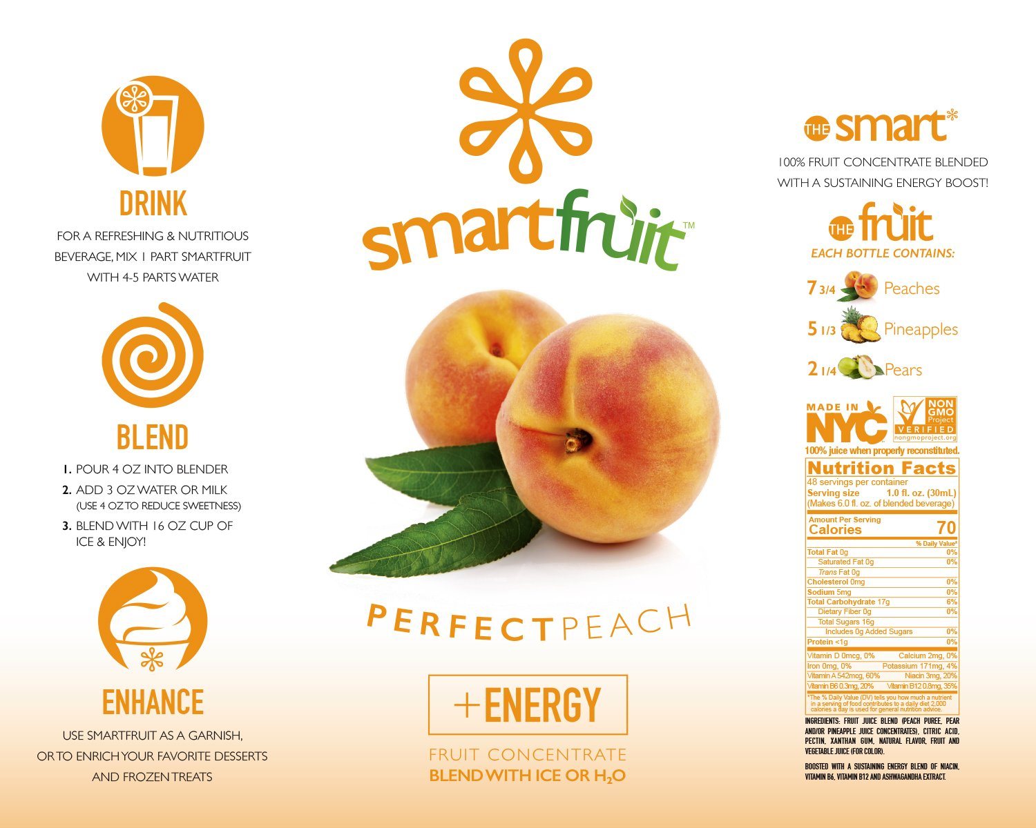 Smartfruit Perfect Peach Puree