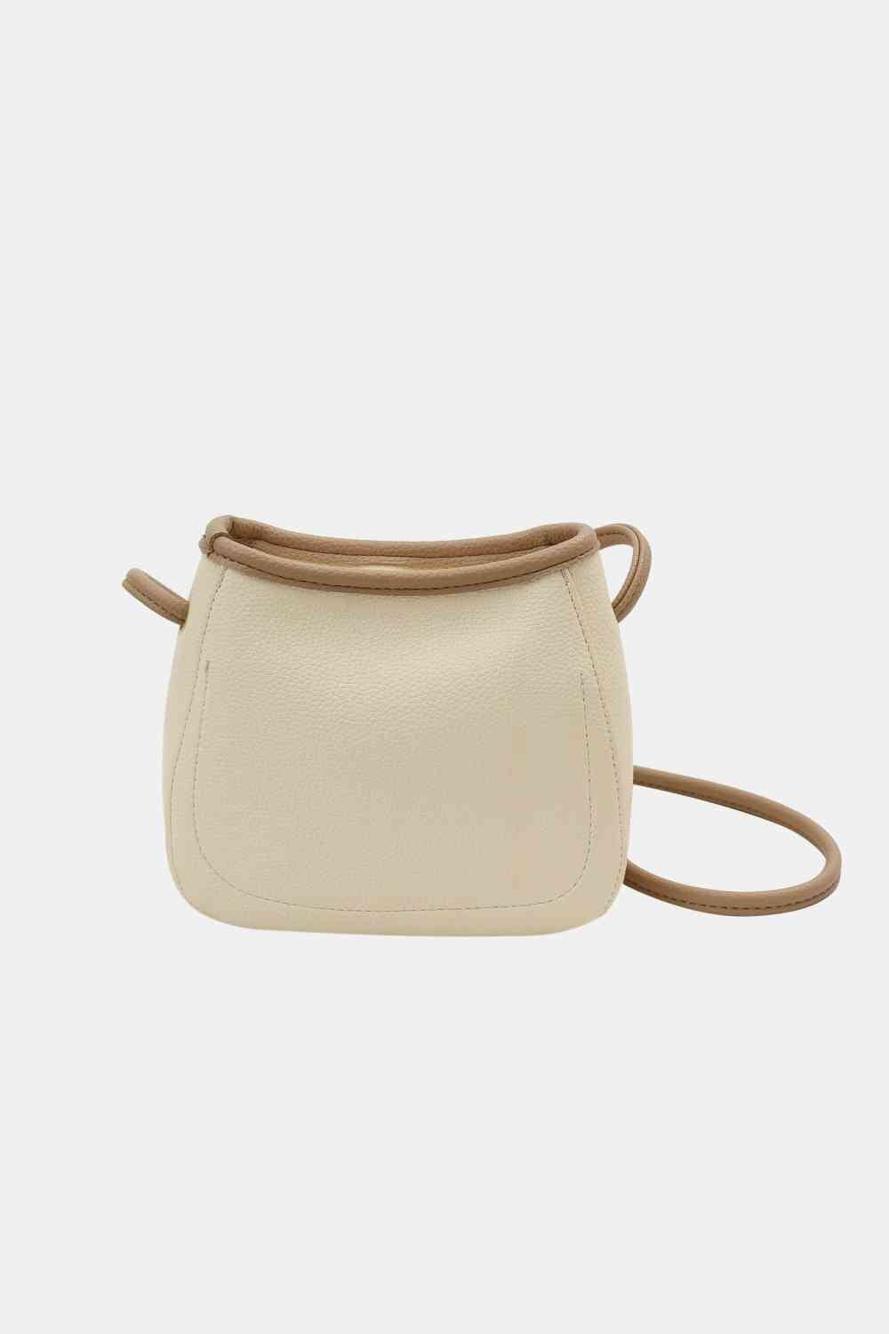 Faux Leather Crossbody Bag