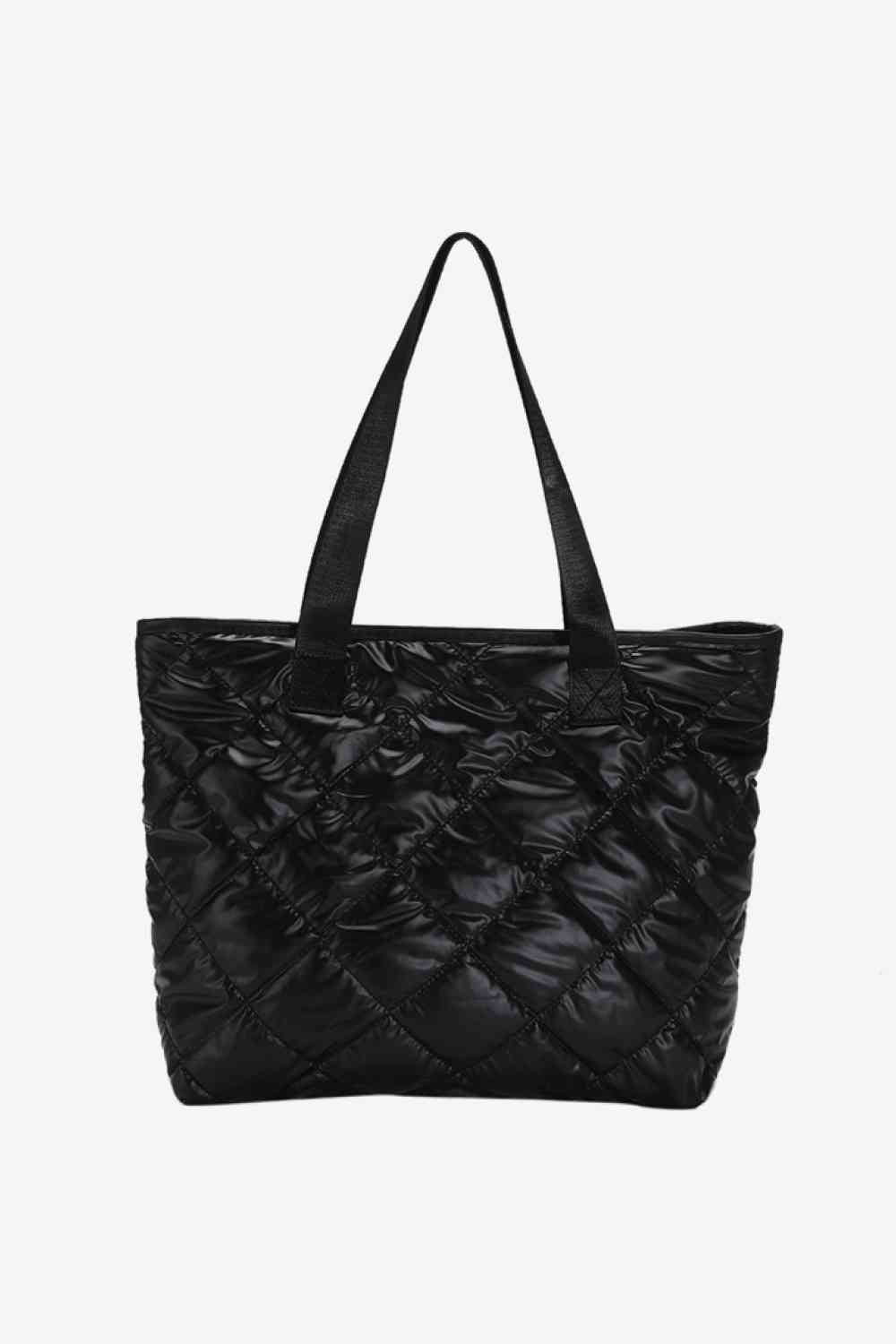 Faux Leather Tote Bag