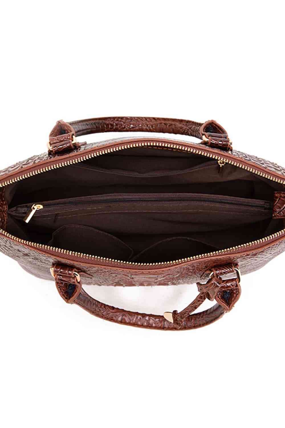 PU Leather 11 inch Handbag