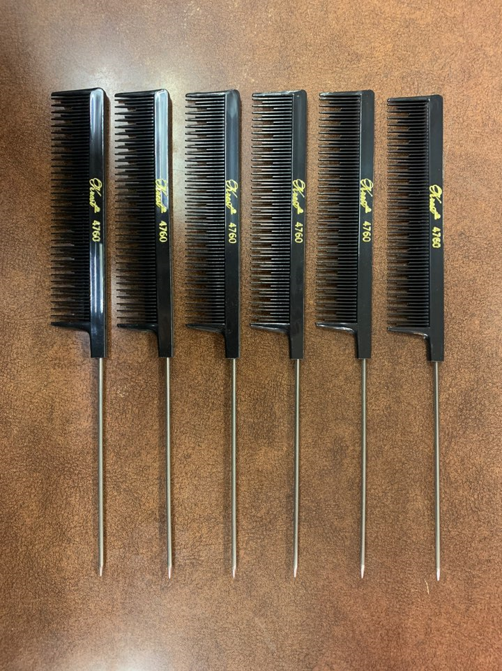 Krest Professional hair comb #4760 (pack of 6)