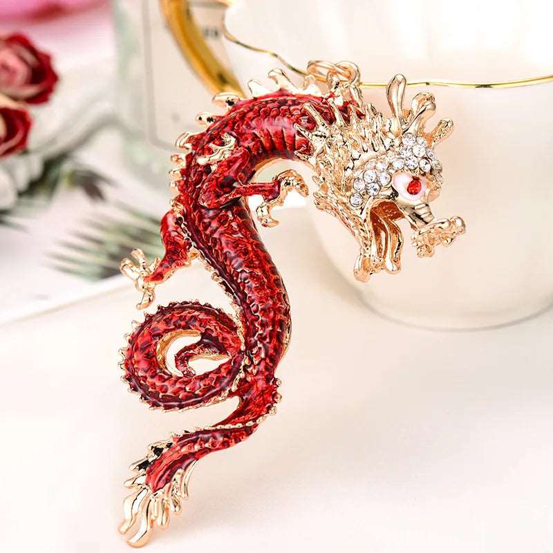 Chinese Dragon Bag Charm