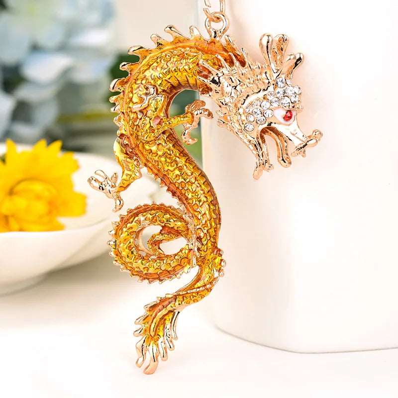 Chinese Dragon Bag Charm