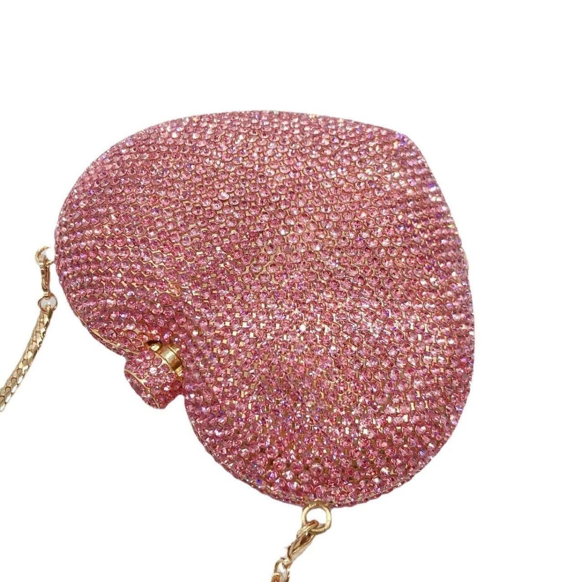 Crystal Heart Novelty Clutch 2